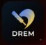DREM Game logo with a modern blue and yellow gaming icon